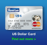 my Travel Cash US Dollar Currency Card