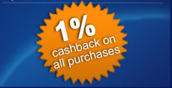 1% cash back, no atm fees