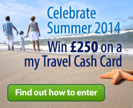 Celebrate Summer 2014, win £250 on a my Travel Cash Card - Find out how to enter
