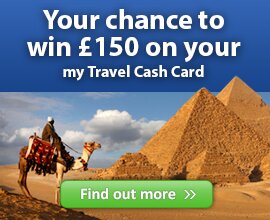 Your chance to win £100 on your my Travel Cash Card